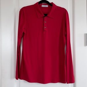Long sleeve polo shirt